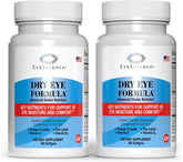 EyeScience Dry Eye Formula bottle front showing packaging for lasting eye comfort