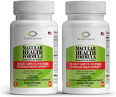 EyeScience Macular Health Formula bottle with 120 capsules for daily eye support.