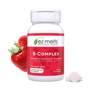 EZ Melts dissolvable B-Complex bottle front for easy daily energy.