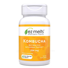 EZ Melts ginger lemonade tablet dissolves for on the go refreshment.