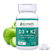 EZ Melts front jar showing green apple flavor and clean packaging benefit