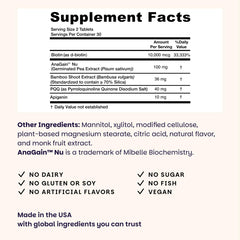Close-up of EZ Melts Hair Health Complete tablets, quick-dissolve for convenient daily support.