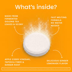 EZ Melts open bottle with tablets visible for easy-access benefit