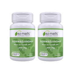 EZ Melts Ubiquinol apple-dissolvable tablets on bottle for easy daily use.