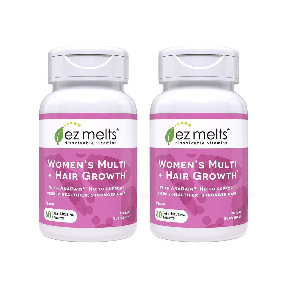 EZ Melts peach tablets dissolve quickly for easy daily use