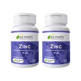 EZ Melts Zinc Blueberry Blast tablets offer immune support and convenient use.