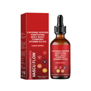 EZTZMCN Cayenne Pepper Drops bottle in compact packaging for daily vitality