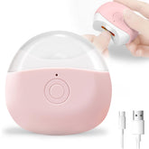 FabMay Beauty Electric Nail Clipper front view for easy trimming.