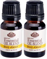 Fabulous Frannie Bug Away bottle featuring citrus, lavender, eucalyptus, and lemongrass for outdoor scent