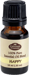 Fabulous Frannie Happy bottle pour for quick diffusion and mood-inspired aromatherapy.