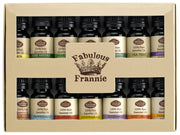 Fabulous Frannie Starter Set with 14 pure essential oils for aromatic exploration.