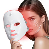 Facego Red Light Mask with full-face coverage for convenient at-home sessions