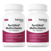 Fairhaven Health FertilAid for Women bottle front with 180 capsules for daily fertility-focused routine