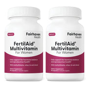 Fairhaven Health FertilAid for Women bottle front with 180 capsules for daily fertility-focused routine