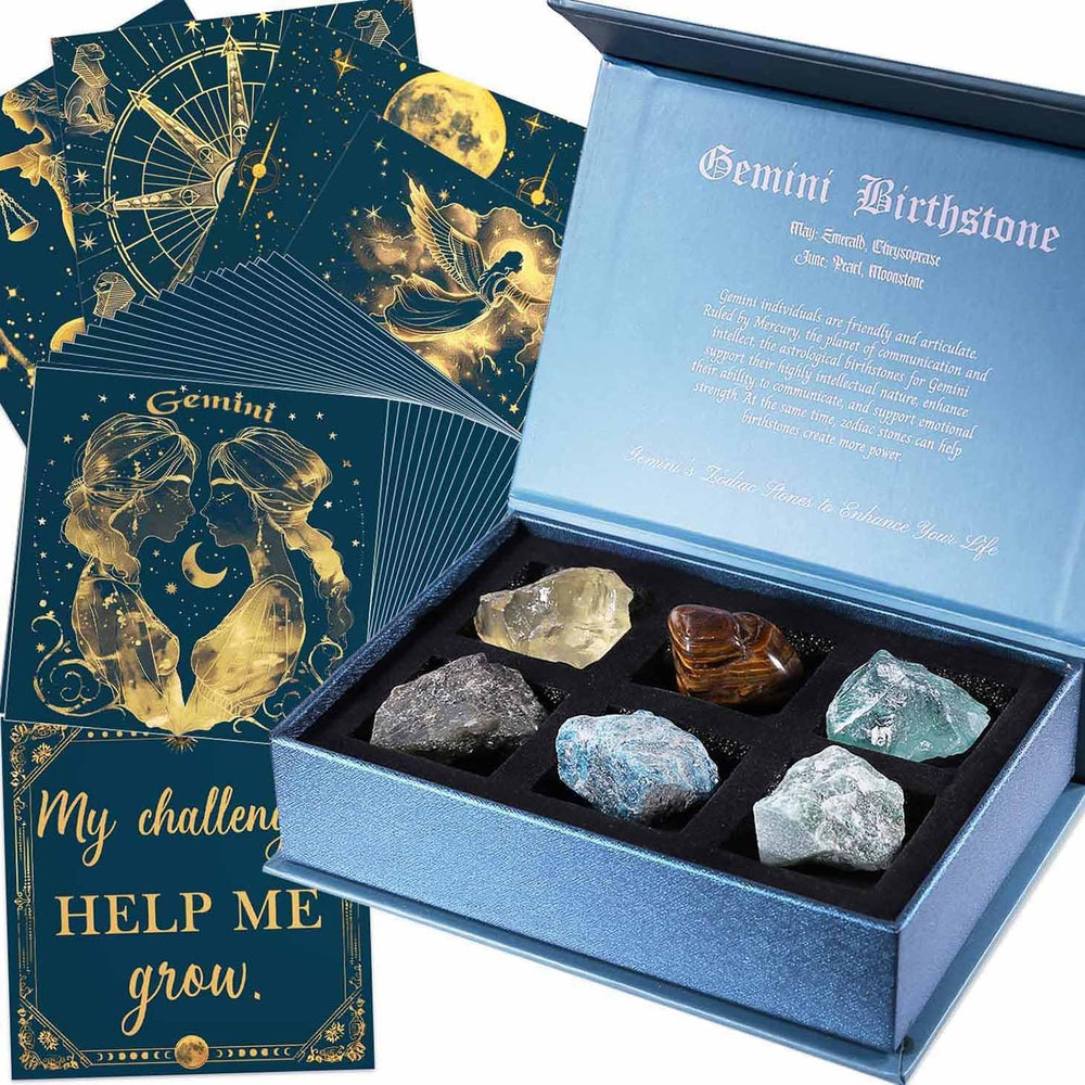 Faivykyd Gemini crystals set promotes balanced energy for daily rituals