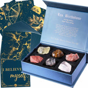 Faivykyd Leo crystals gift set with vibrant stones promoting zodiac energy.