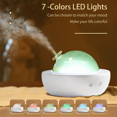 Fancemot diffuser 180ml tank supports longer aroma sessions.