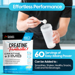 Fantastic Nutrition creatine-hmb powder shake-ready for quick workouts.