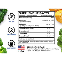 FarmHaven magnesium complex daily use cue for muscle and nerve support