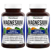 FarmHaven magnesium bottle with capsules for daily wellness and absorption