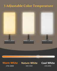 Three color temperatures 2700K, 4000K, 6000K for mood and task lighting