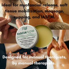 FasciaFlow with gua-sha tools shown for smooth tool-assisted release.