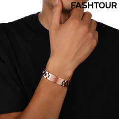 Fashtour copper bracelet designed for daily wear with versatile style.