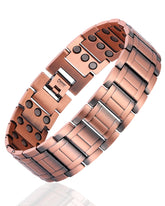 Fashtour copper bracelet for men with 3x strength and durable links