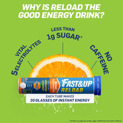 FAST&UP Reload lime and lemon flavor packaging for convenient hydration