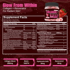 Fawelo product label close-up with hydrolyzed collagen types and key nutrients