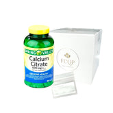 FCQP Spring Valley Calcium Citrate bottle front view for bone support