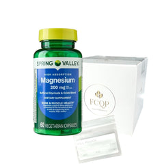 FCQP Spring Valley magnesium bottle offering daily bone and muscle support.