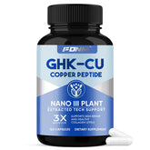 FDNM GHK-Cu copper peptide capsules packaging highlighting premium formulation for daily skin support.