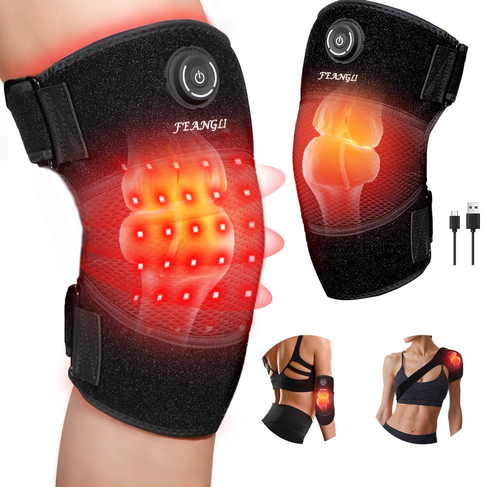 feangli knee brace with red light therapy for targeted joint relief and recovery