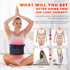 Feangli back wrap provides broad heat coverage for comfort.