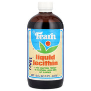 Fearn Liquid Lecithin bottle used to emulsify sauces and dressings.