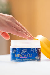 Feather & Down night-time ritual scene demonstrates easy application before bed.