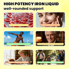 FEAVBAFT vitamin C enriched iron drops boost absorption and immune support.