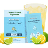 Feel Goods Hydration Hero Lemon Lime packet for quick hydration.