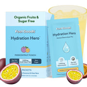 Feel Goods Hydration Hero passion fruit punch packet for on-the-go hydration