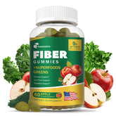Femmetra 13-in-1 fiber gummies bottle front for daily digestive support.