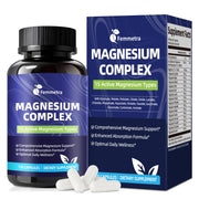 Femmetra Magnesium Complex bottle with vegan capsules for daily wellness and balance