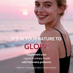 Femmetra packaging cranberry flavor signals easy daily use.
