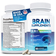 Fenolutra 18-in-1 brain supplement bottle for daily cognitive support.
