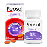 Feosol Complete iron caplet bottle front view for daily energy support