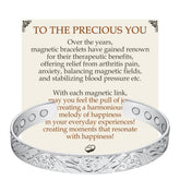 Feraco copper bracelet magnets closeup showcasing 12x power for daily wear