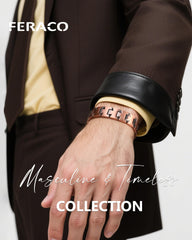 Feraco cross bracelet magnets closeup, showcasing magnet design and potential energy balance