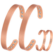 Feraco copper magnetic bracelet worn on the wrist for comfortable daily wear.