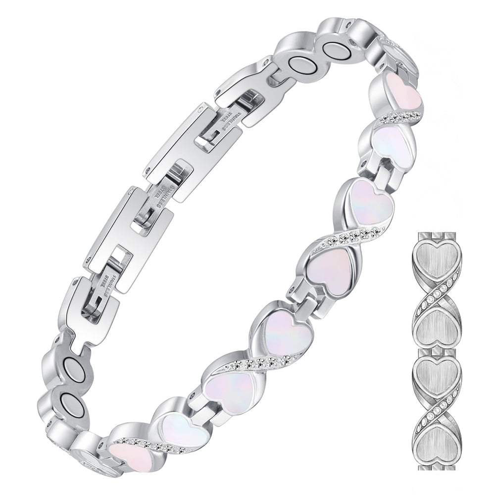 Feraco Eternal Ocean bracelet with sparkling zirconia for elegant everyday wear.