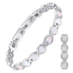 Feraco Eternal Ocean bracelet with sparkling zirconia for elegant everyday wear.